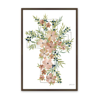 [Color:Brown], Picture of art in a Brown frame