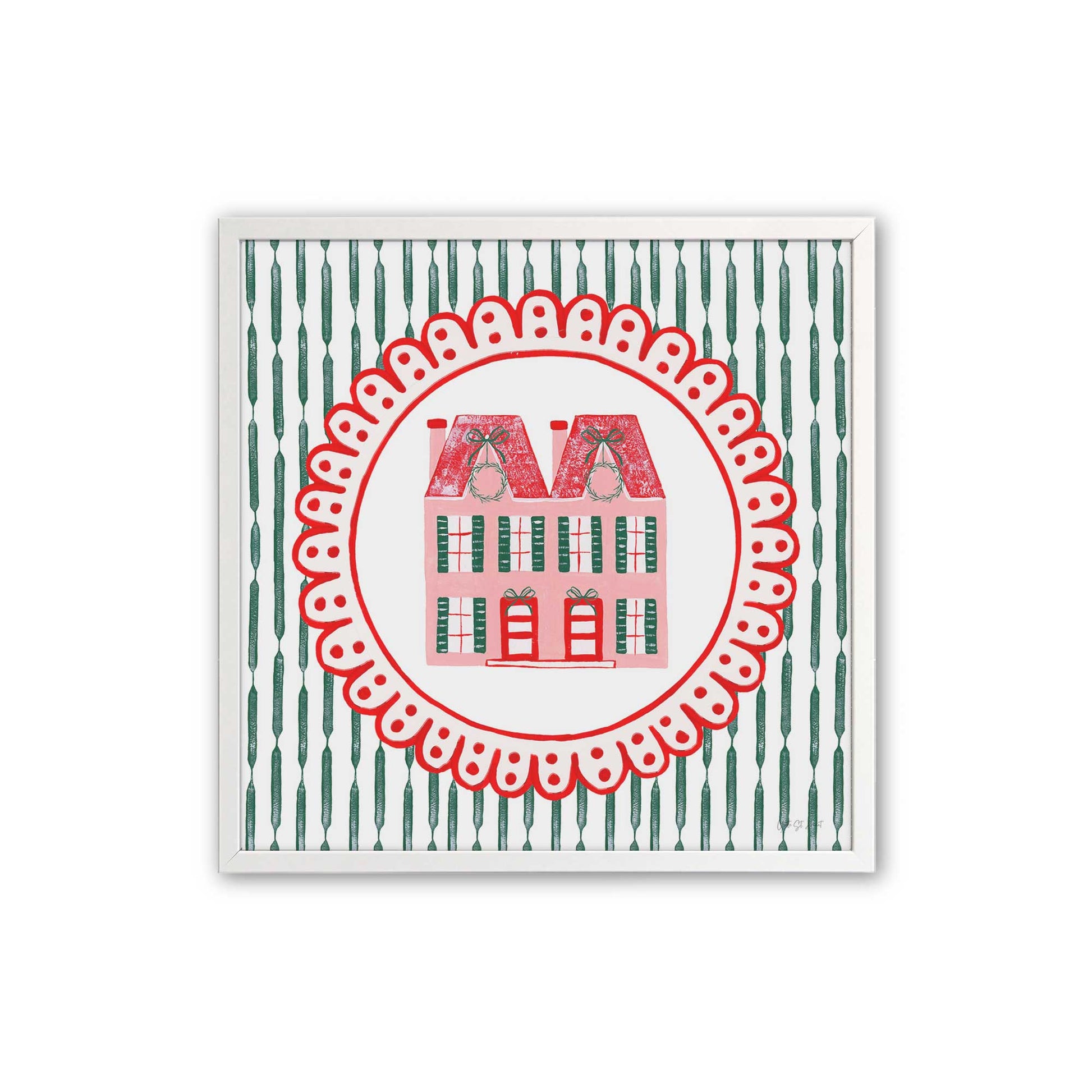[Color:Opaque White], Picture of art in an Opaque White frame