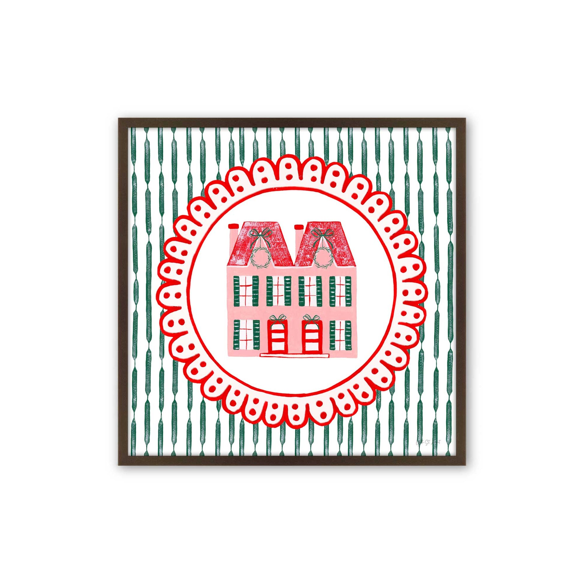 [Color:Belvinder Brown], Picture of art in a Belvinder Brown frame