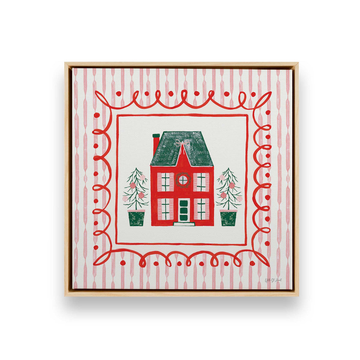 [Color:American Maple], Picture of art in an American Maple frame