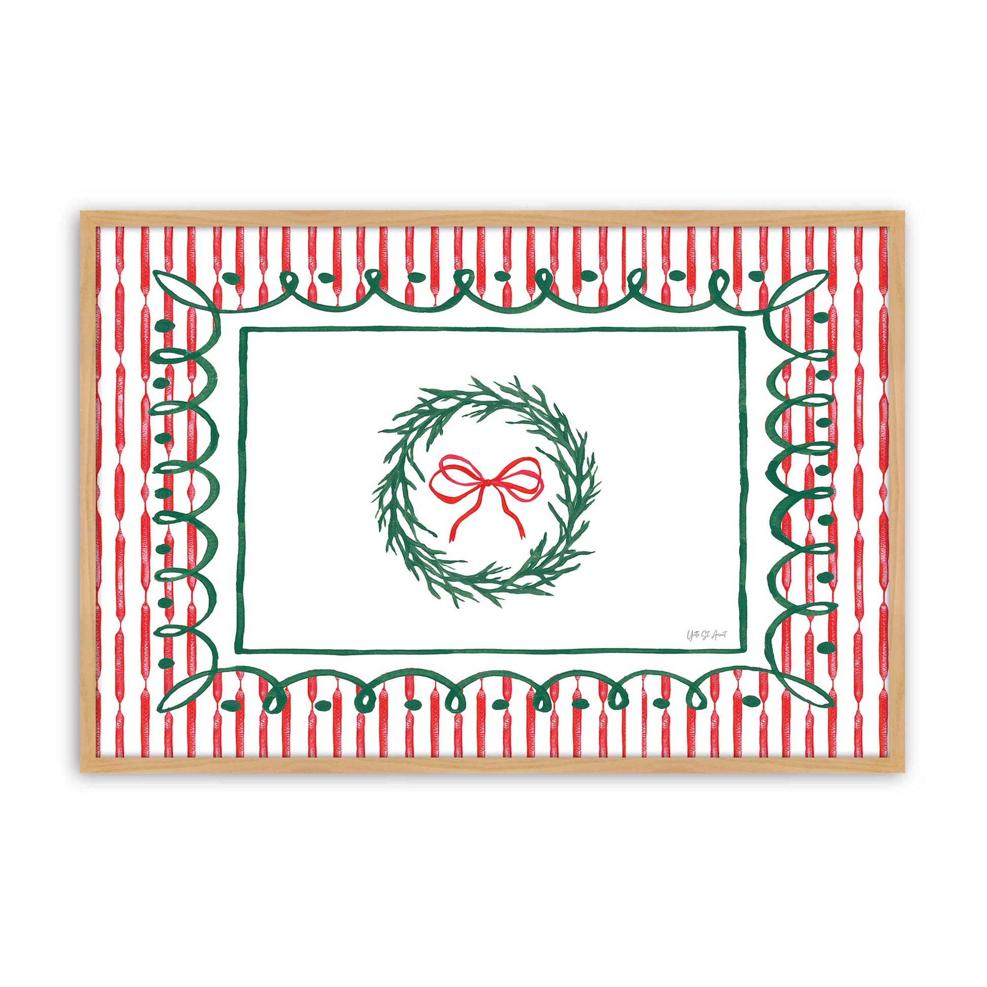 [Color:American Maple], Picture of art in a American Maple frame