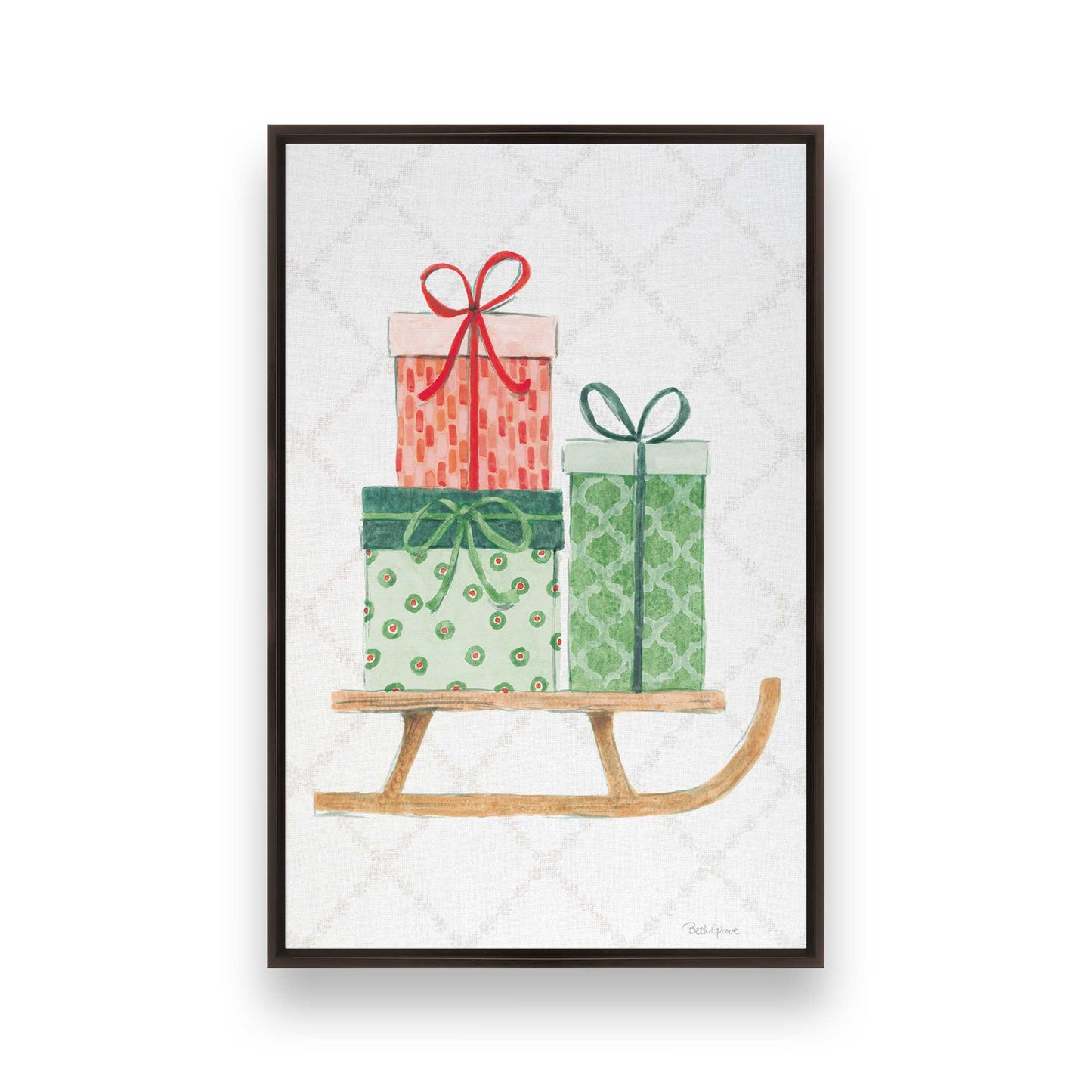 [Color:Espresso], Picture of art in a Espresso frame