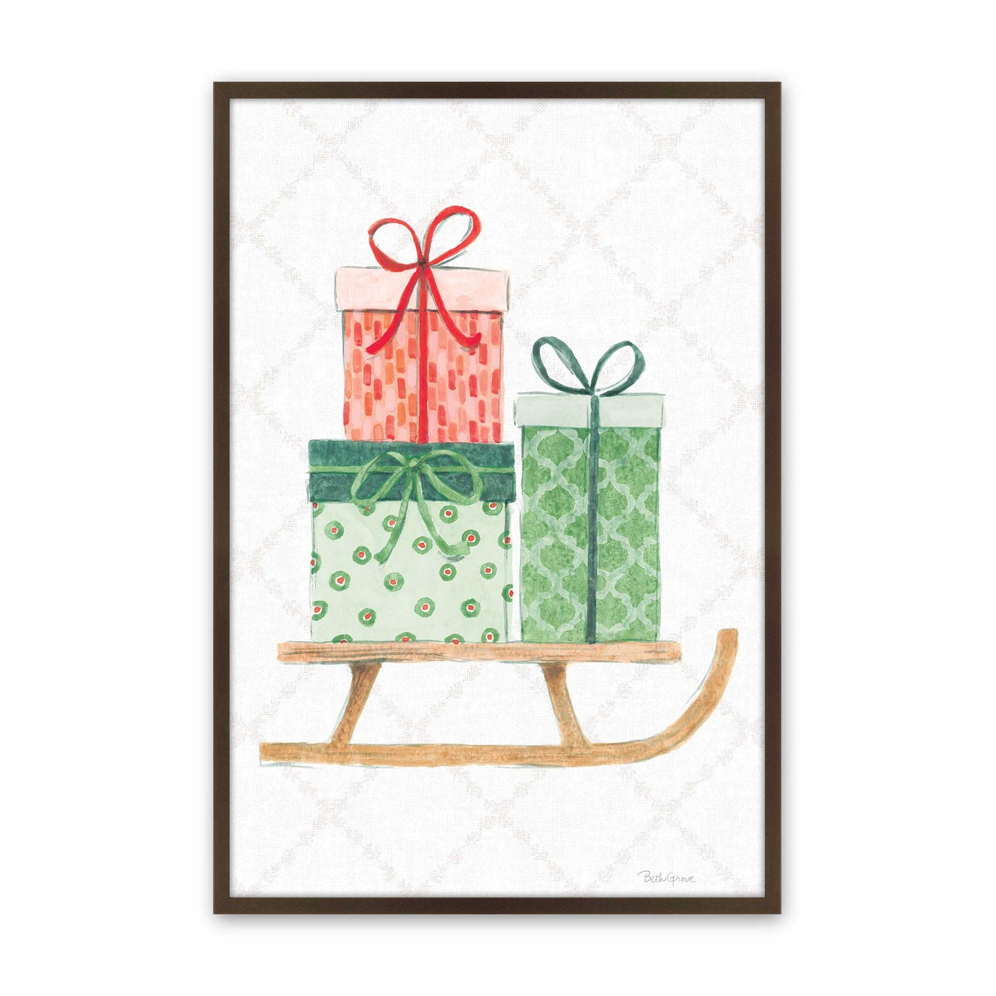 [Color:Belvinder Brown], Picture of art in a Belvinder Brown frame
