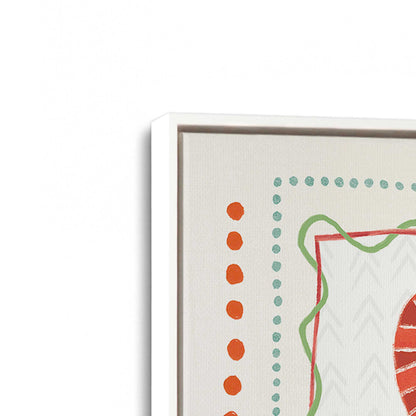[Color:Opaque White], Picture of art in a White frame at an angle