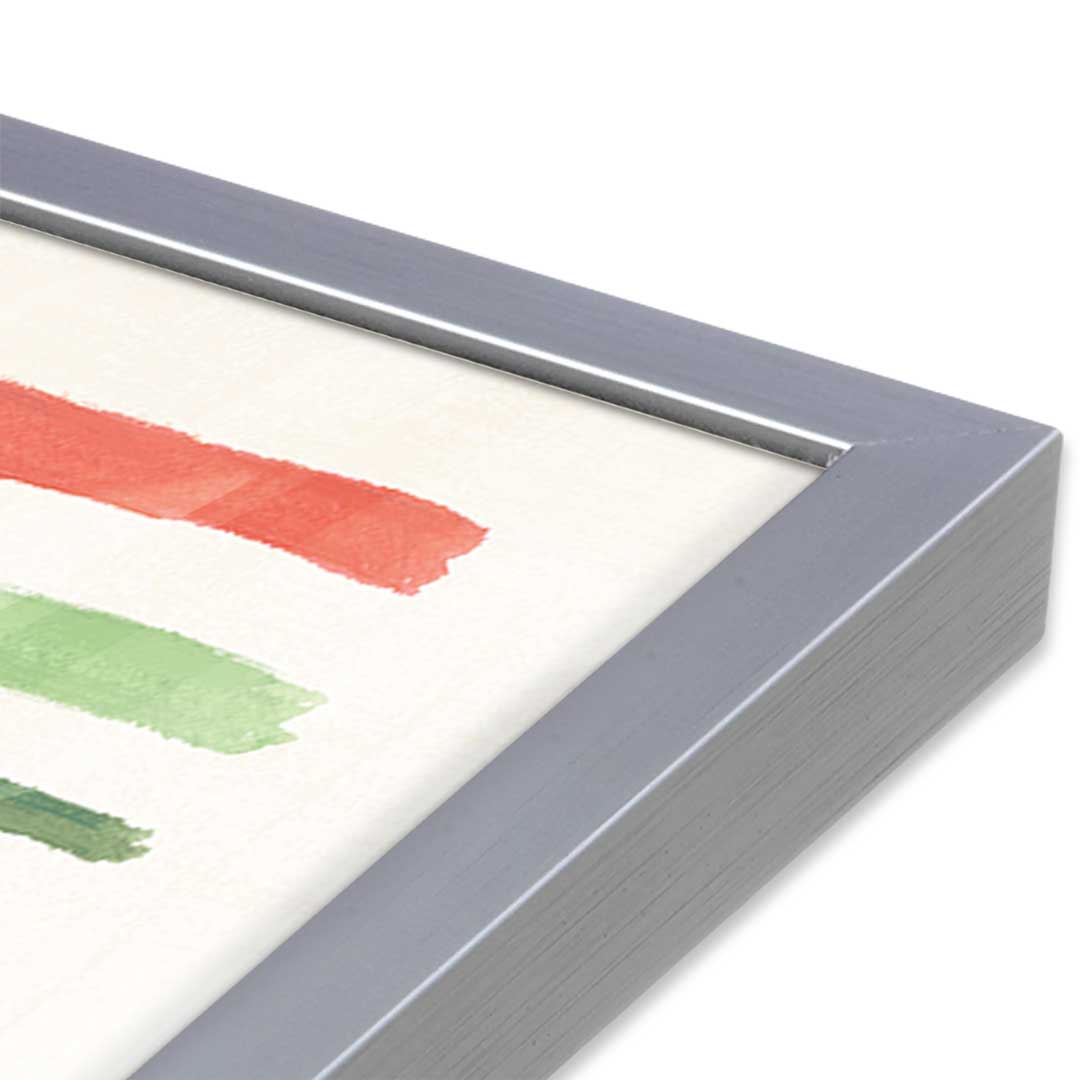 [Color:Polished Chrome], Picture of art in a Polished Chrome frame at an angle