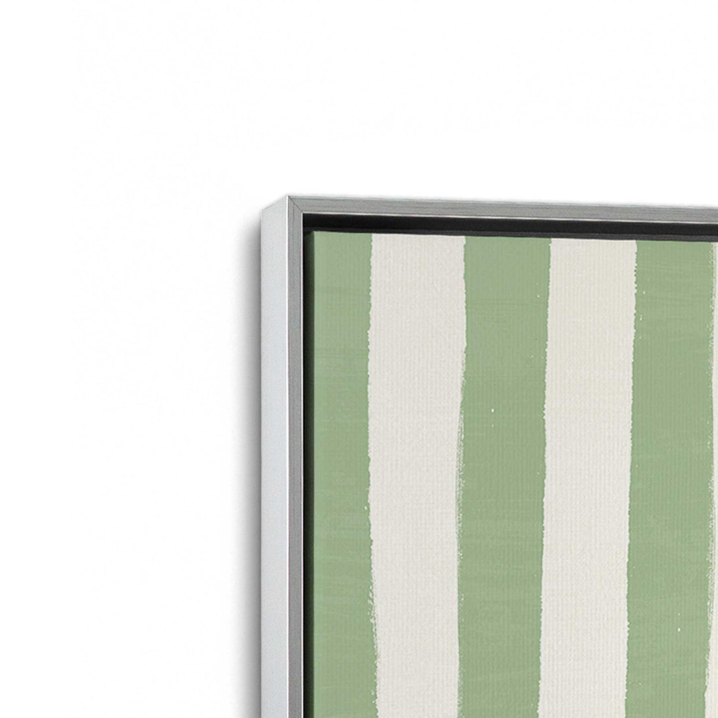 [Color:Polished Chrome], Picture of art in a Polished Chrome frame at an angle