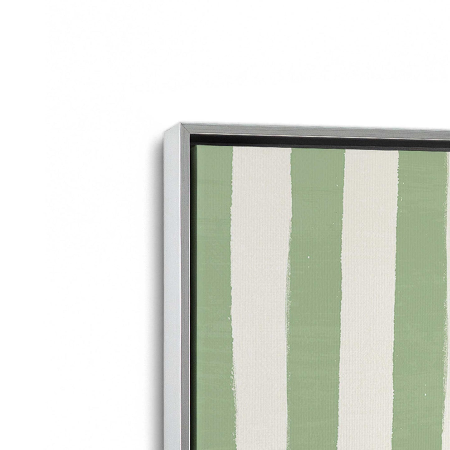 [Color:Polished Chrome], Picture of art in a Polished Chrome frame at an angle