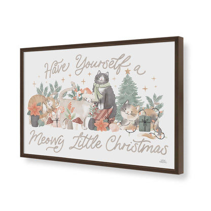 [Color:Brown], Picture of art in a Brown frame of the corner