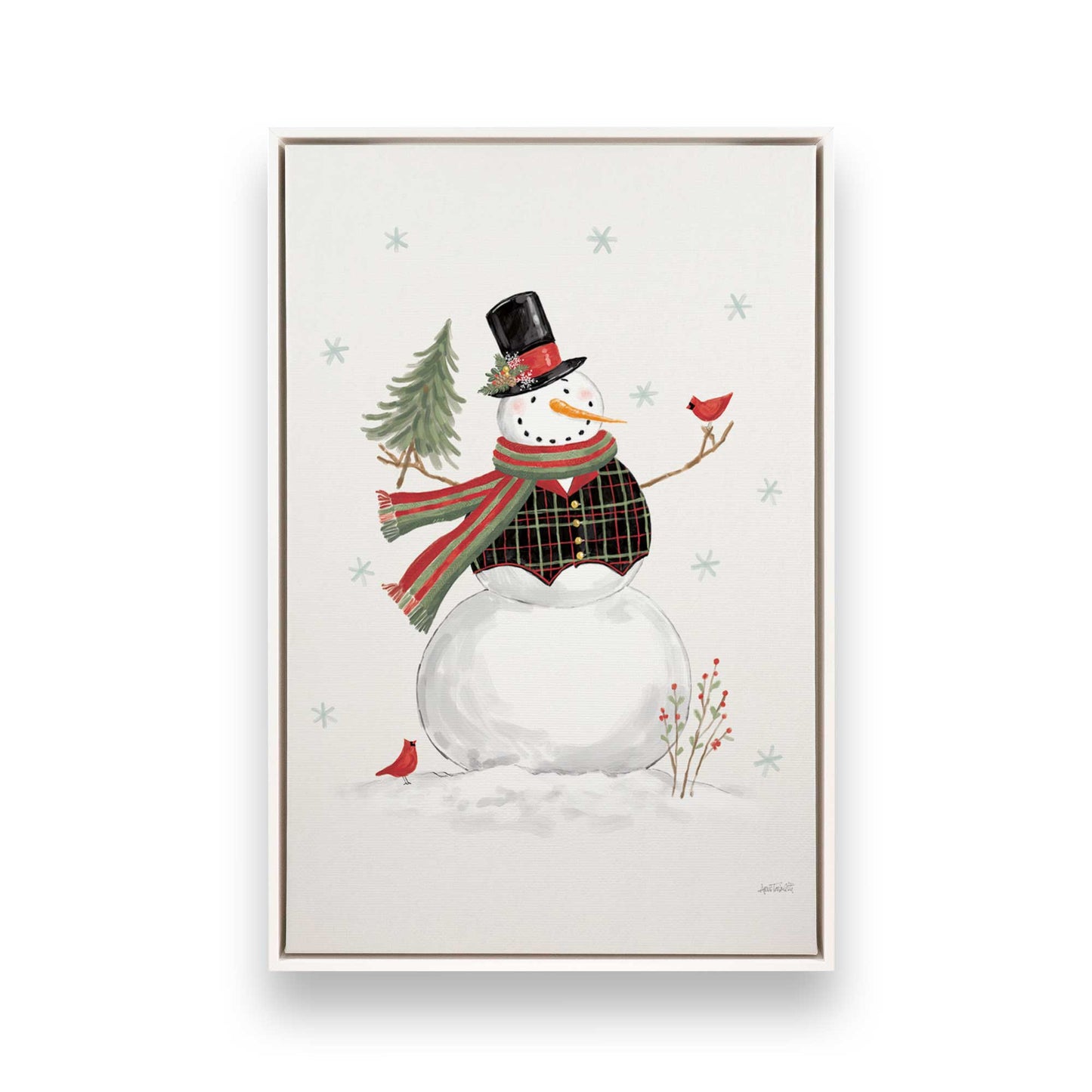 [Color:Opaque White], Picture of art in a White frame