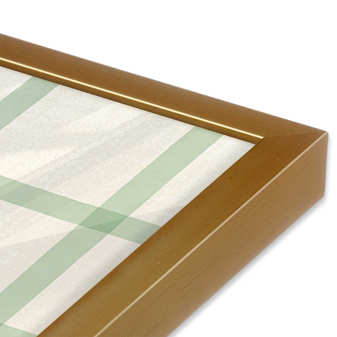 [Color:Polished Gold], Picture of art in a Polished Gold frame of the corner