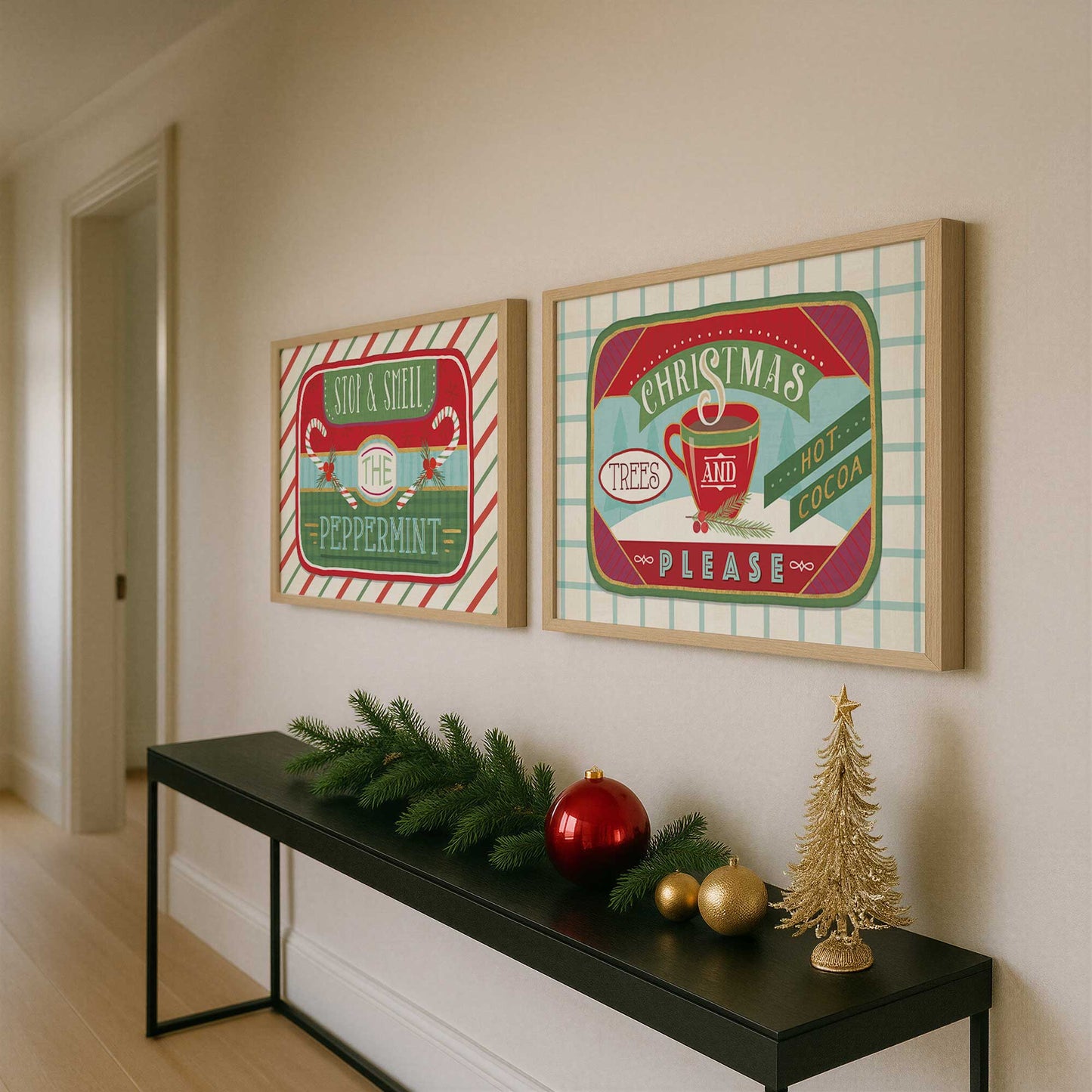 [Color:Satin Black], Picture of art in a Satin Black frame