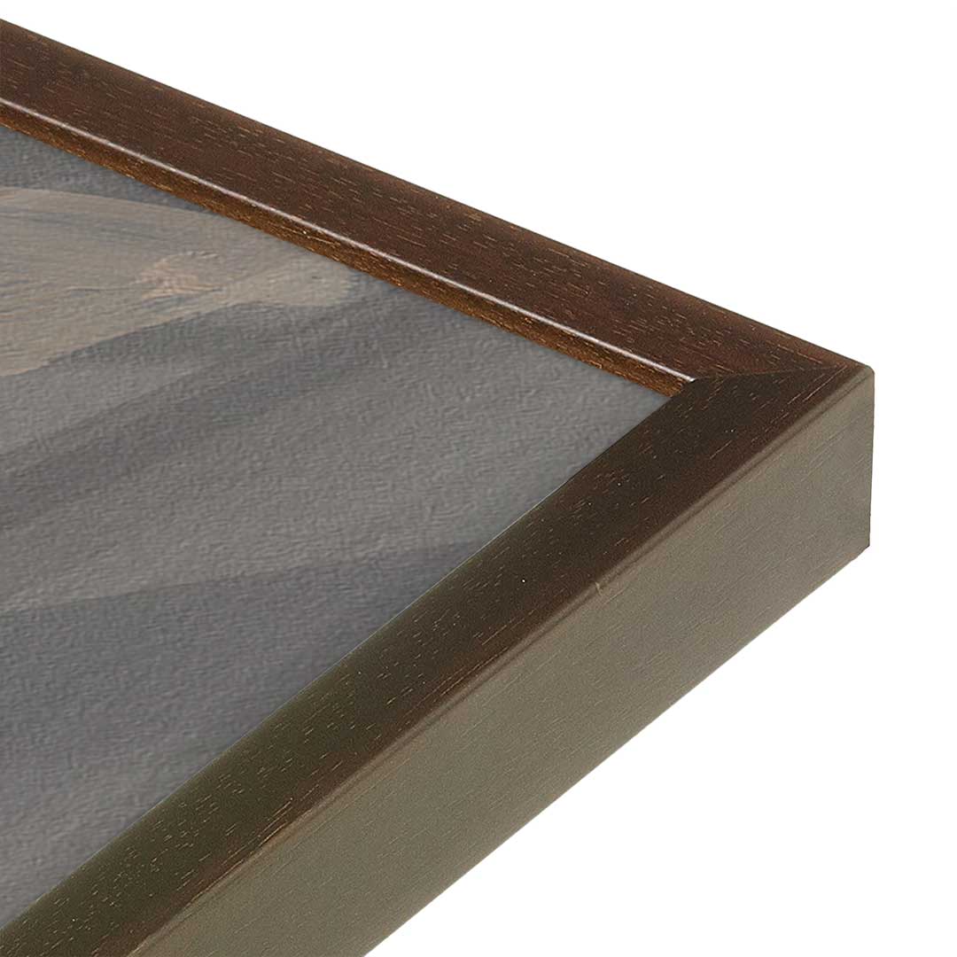 [Color:Belvinder Brown], Picture of art in a Belvinder Brown frame of the corner