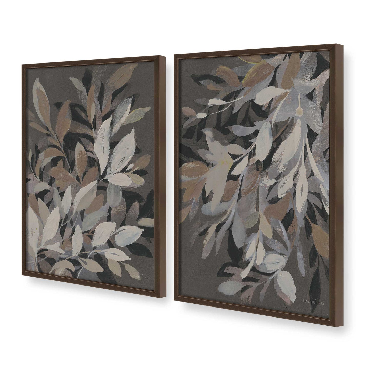 [Color:Belvinder Brown], Picture of art in a Belvinder Brown frame at an angle