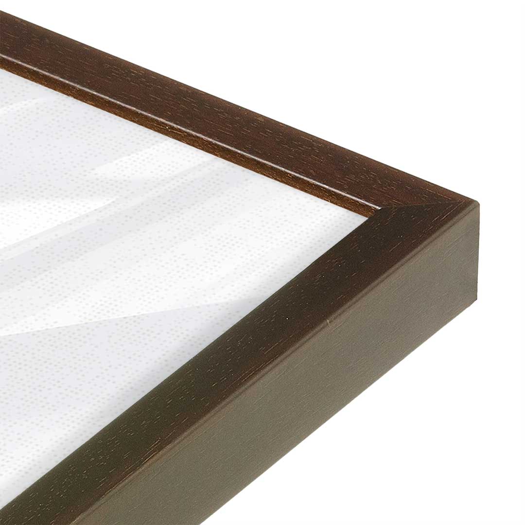 [Color:Belvinder Brown], Picture of art in a Belvinder Brown frame of the corner