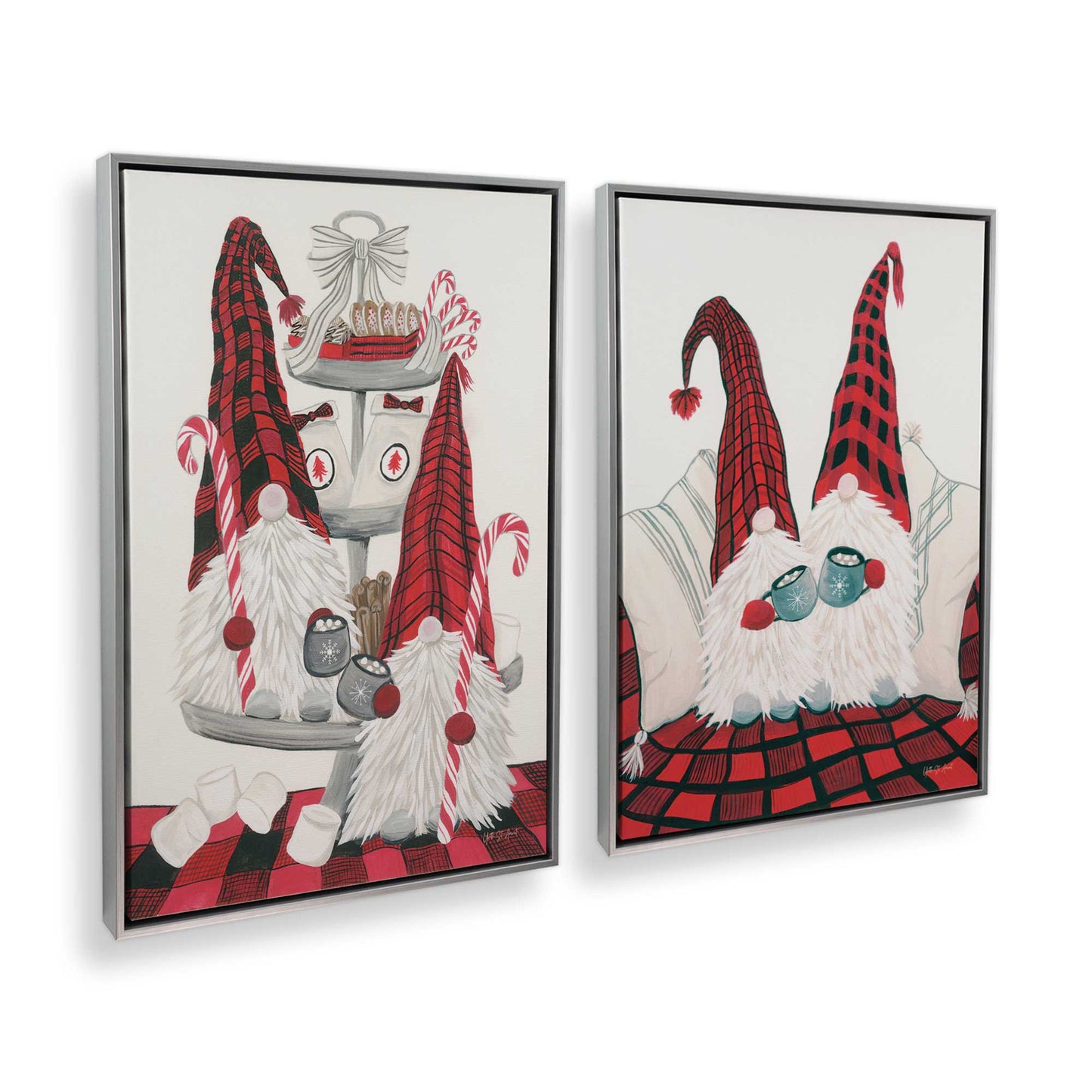 [Color:Polished Chrome], Picture of art in a Polished Chrome frame at an angle