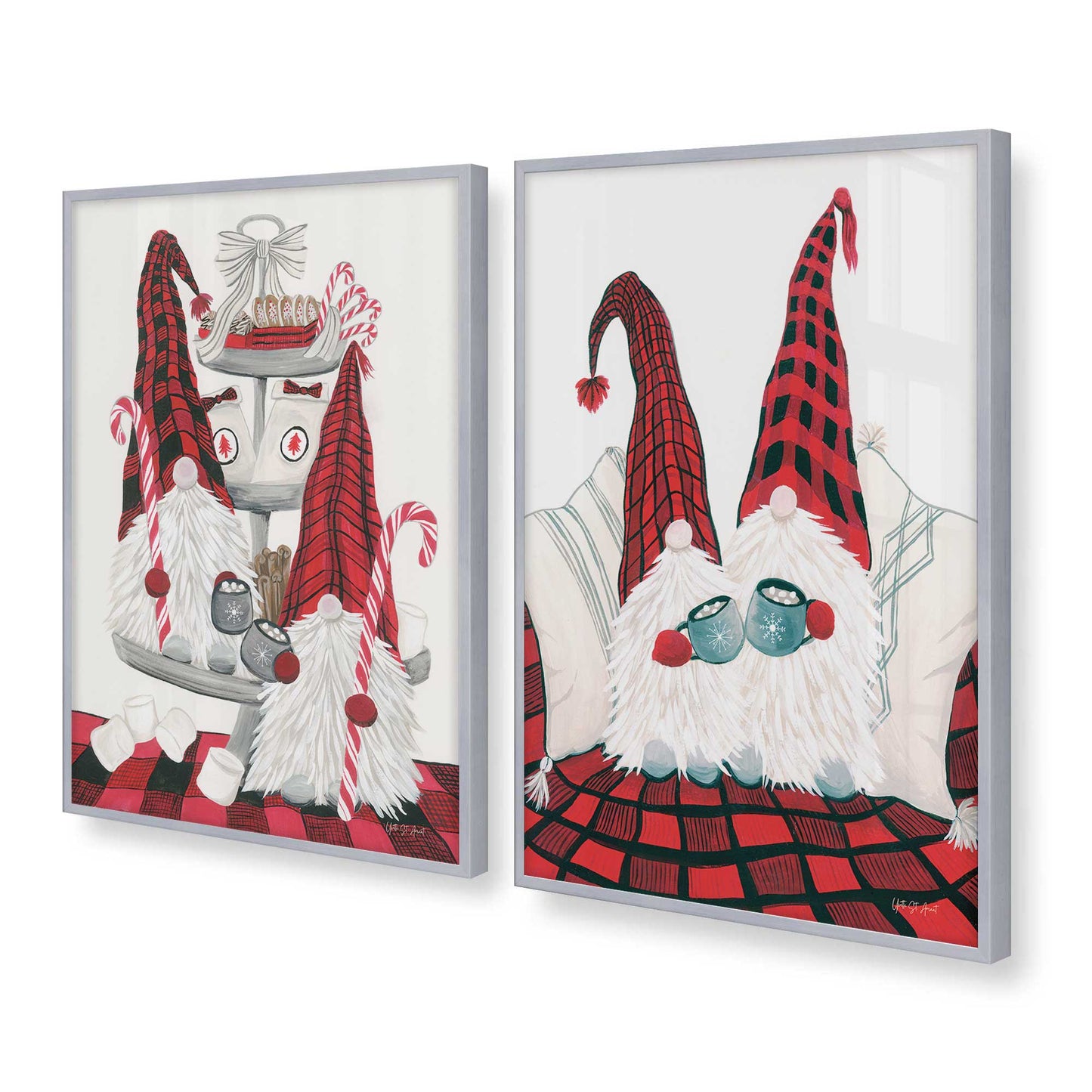 [Color:Polished Chrome], Picture of art in a Polished Chrome frame at an angle