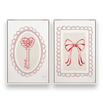 [Color:Opaque White], Picture of art in a White frame