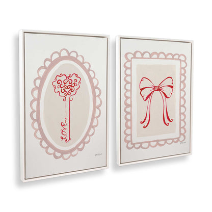 [Color:Opaque White], Picture of art in a White frame at an angle