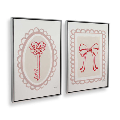 [Color:Polished Chrome], Picture of art in a Polished Chrome frame at an angle
