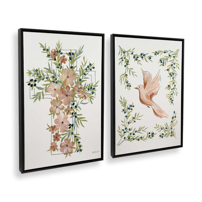 [Color:Satin Black], Picture of art in a Satin Black frame at an angle