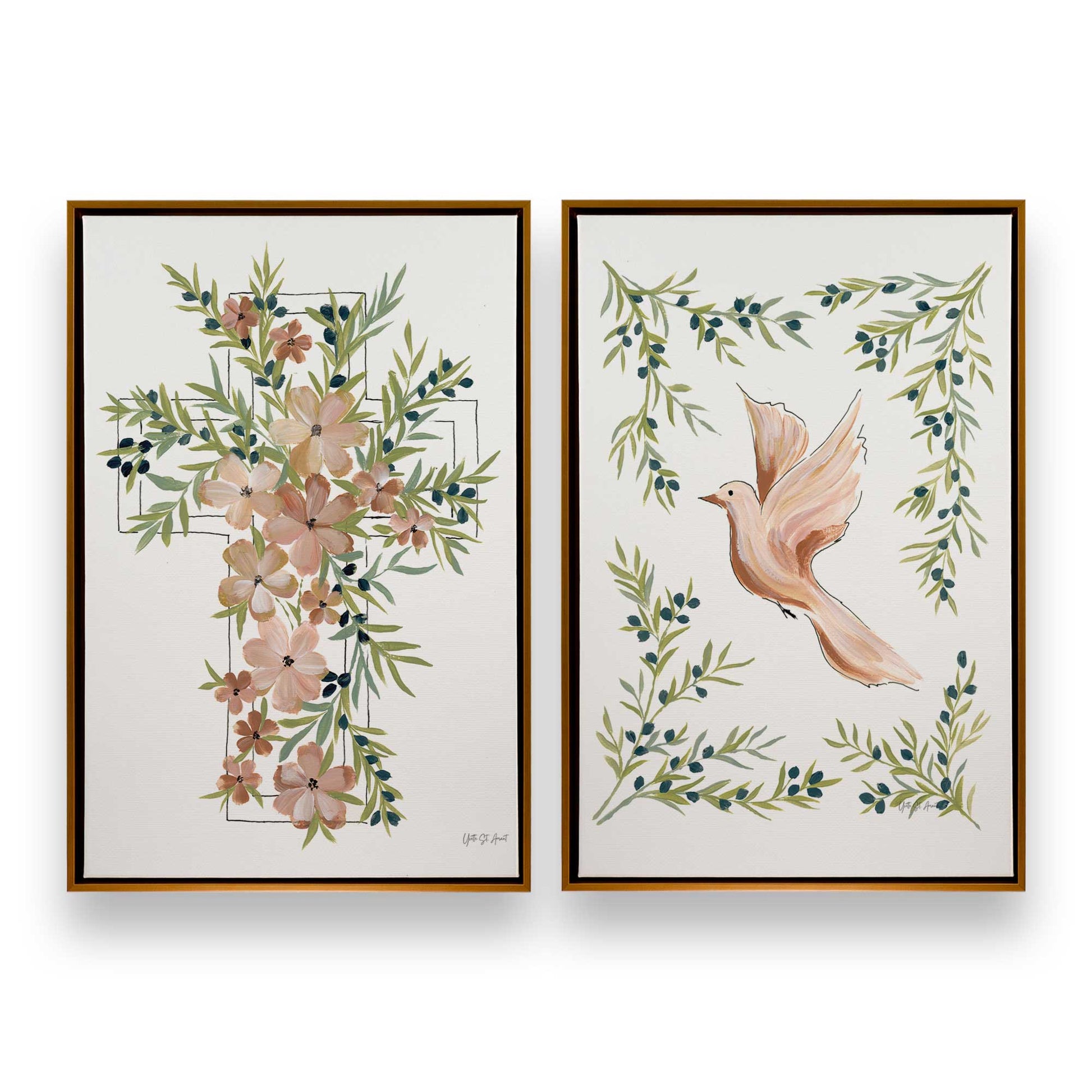 [Color:Polished Gold], Picture of art in a Polished Gold frame