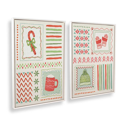 [Color:Opaque White], Picture of art in a White frame at an angle