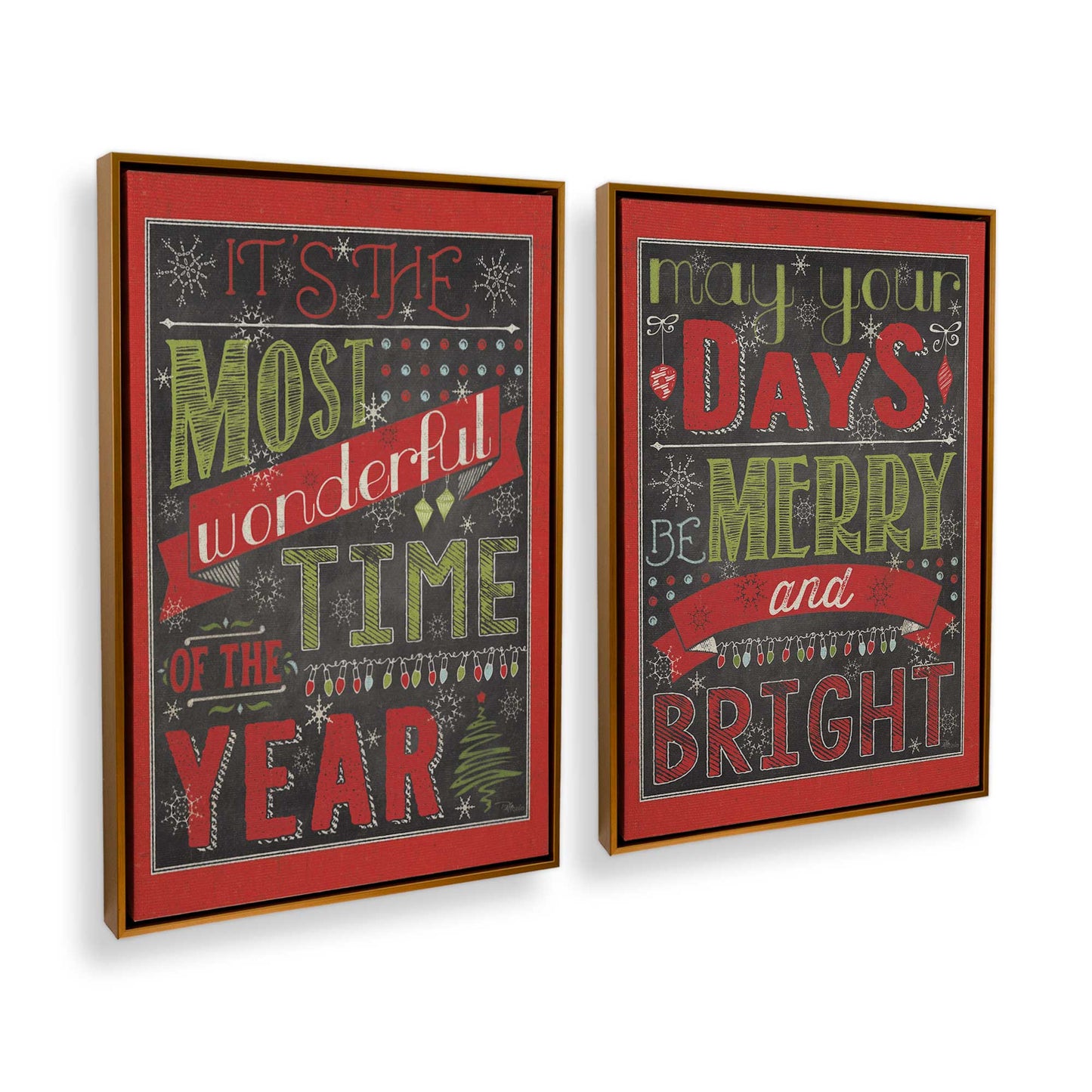 [Color:Polished Gold], Picture of art in a Polished Gold frame at an angle