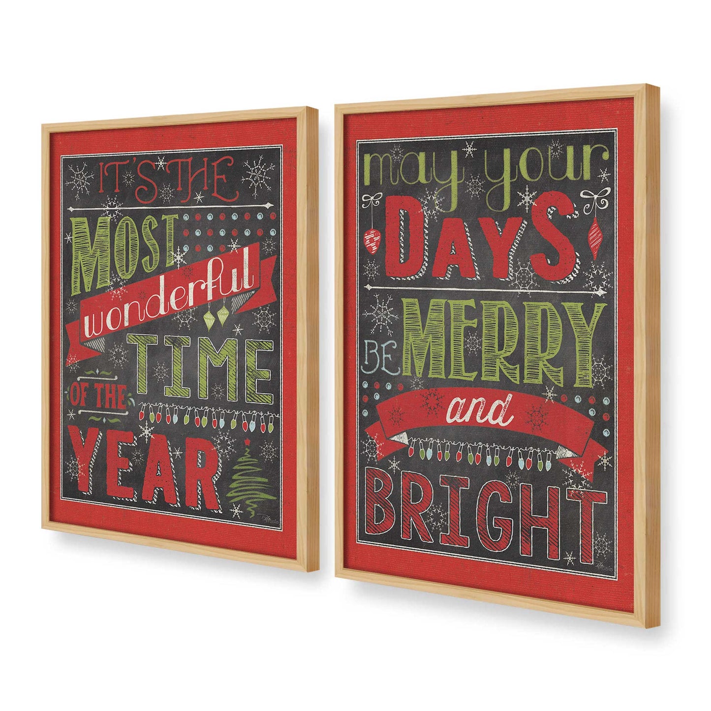[Color:American Maple], Picture of art in a American Maple frame at an angle