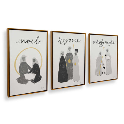 [Color:Polished Gold], Picture of art in a Polished Gold frame at an angle