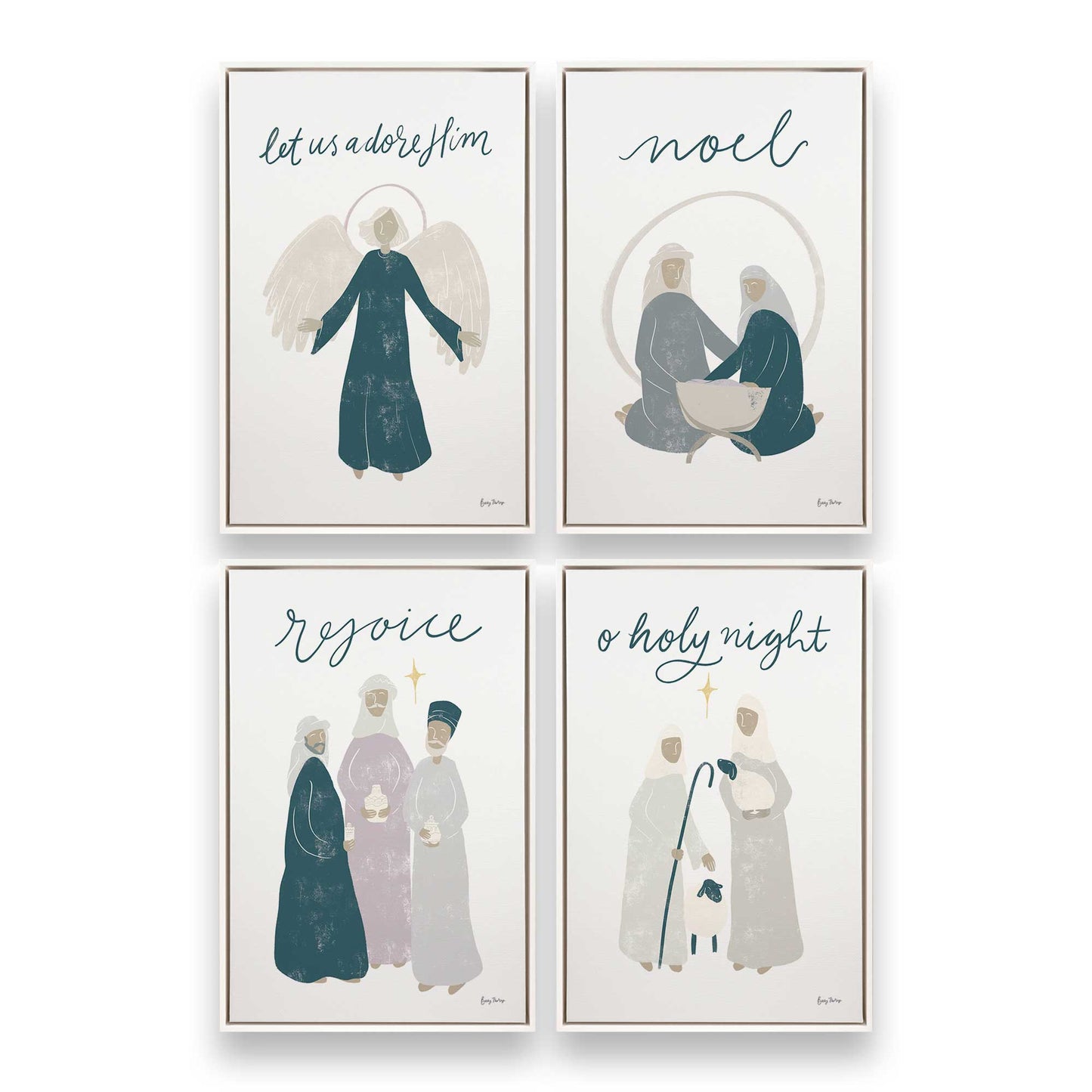 [Color:Opaque White], Picture of art in a White frame