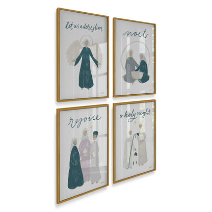 [Color:Polished Gold], Picture of art in a Polished Gold frame of the corner