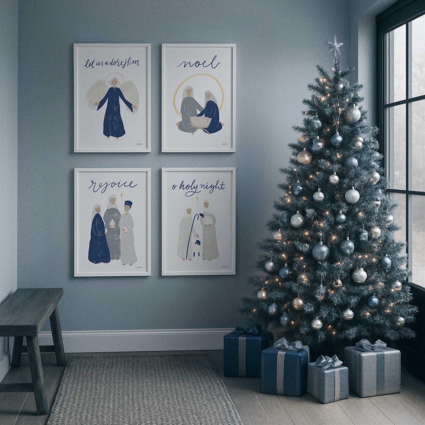 [Color:American Maple], Picture of art in an American Maple frame
