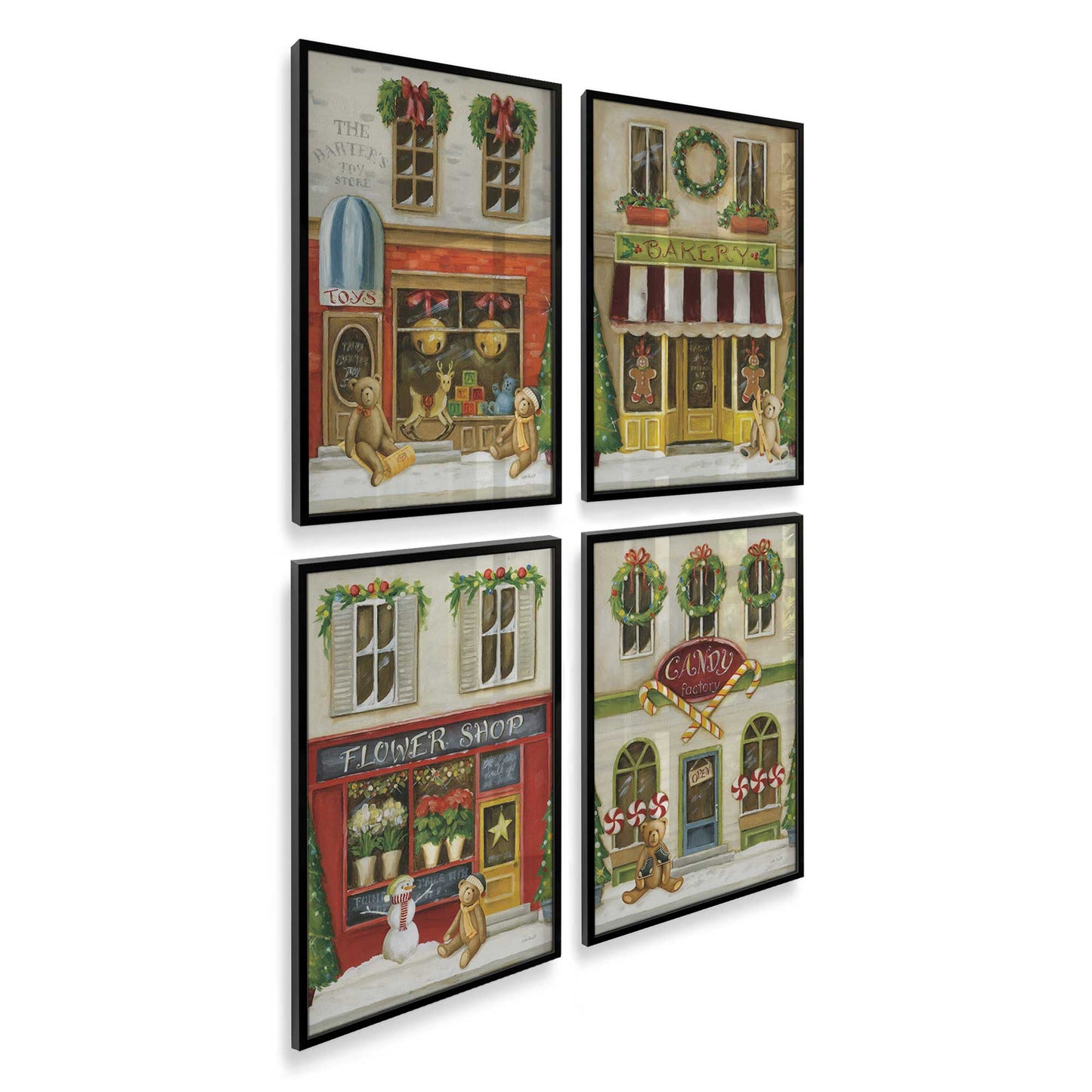 [Color:Satin Black], Picture of art in a Satin Black frame at an angle