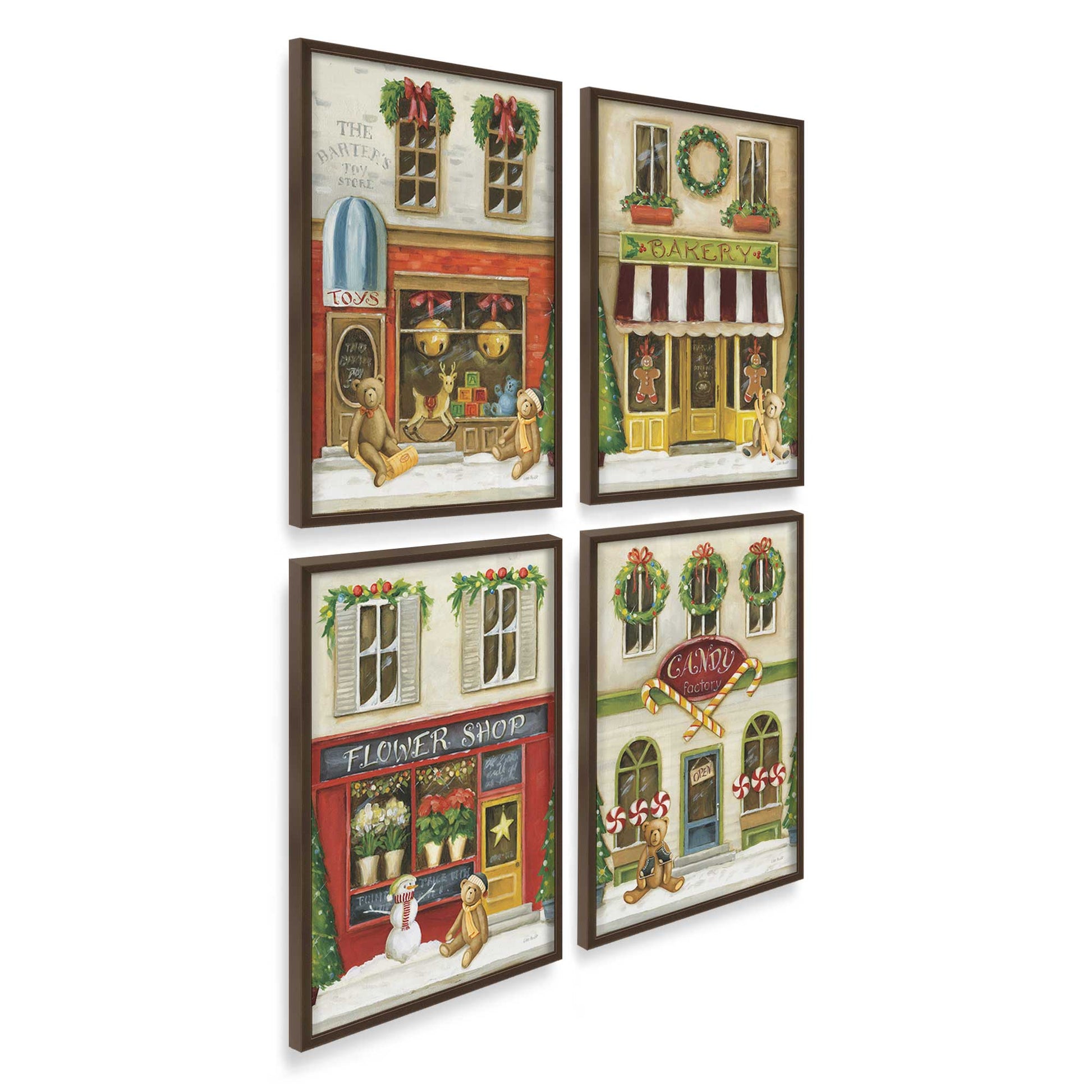 [Color:Belvinder Brown], Picture of art in a Belvinder Brown frame at an angle