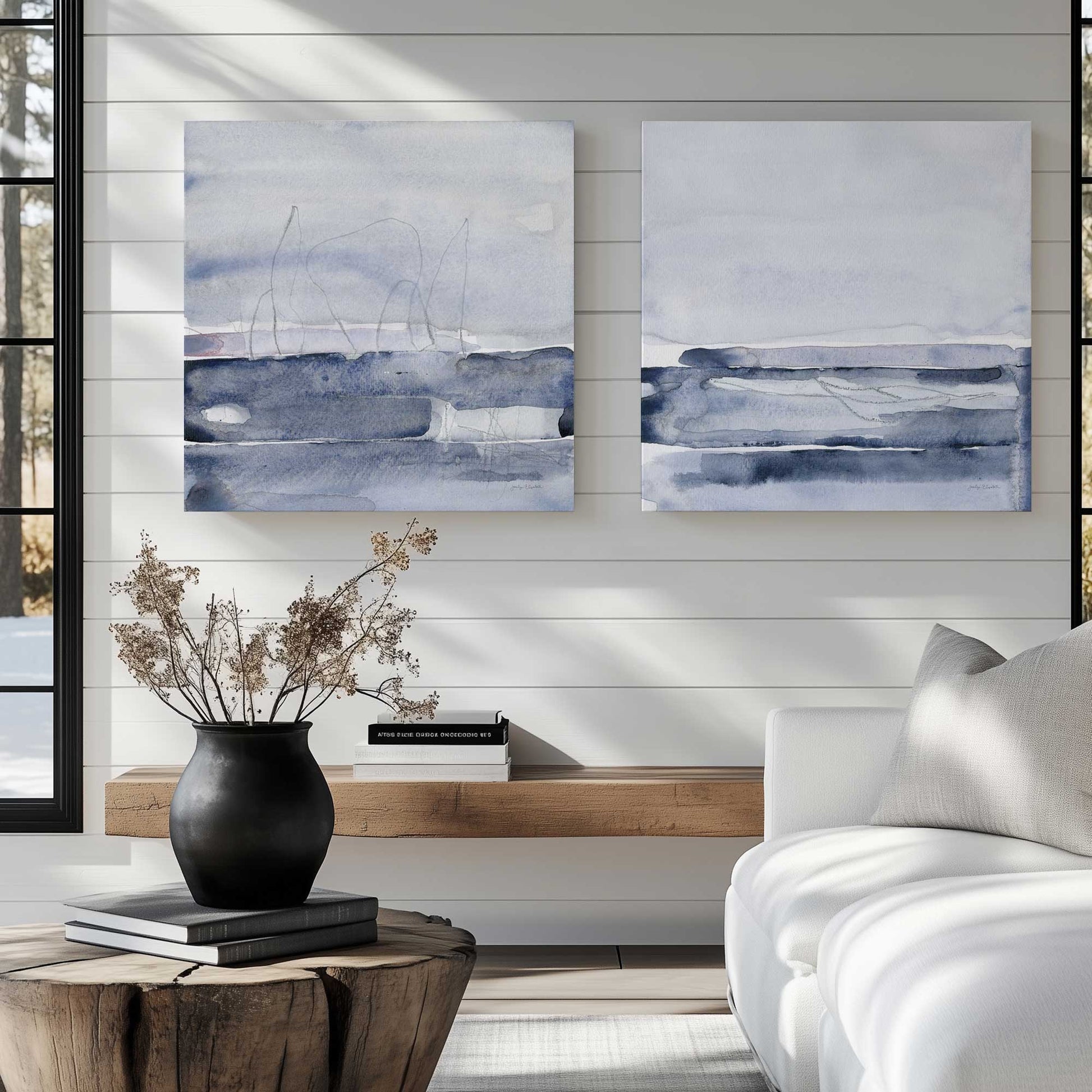 [Color:Satin Black], Picture of art in a Satin Black frame