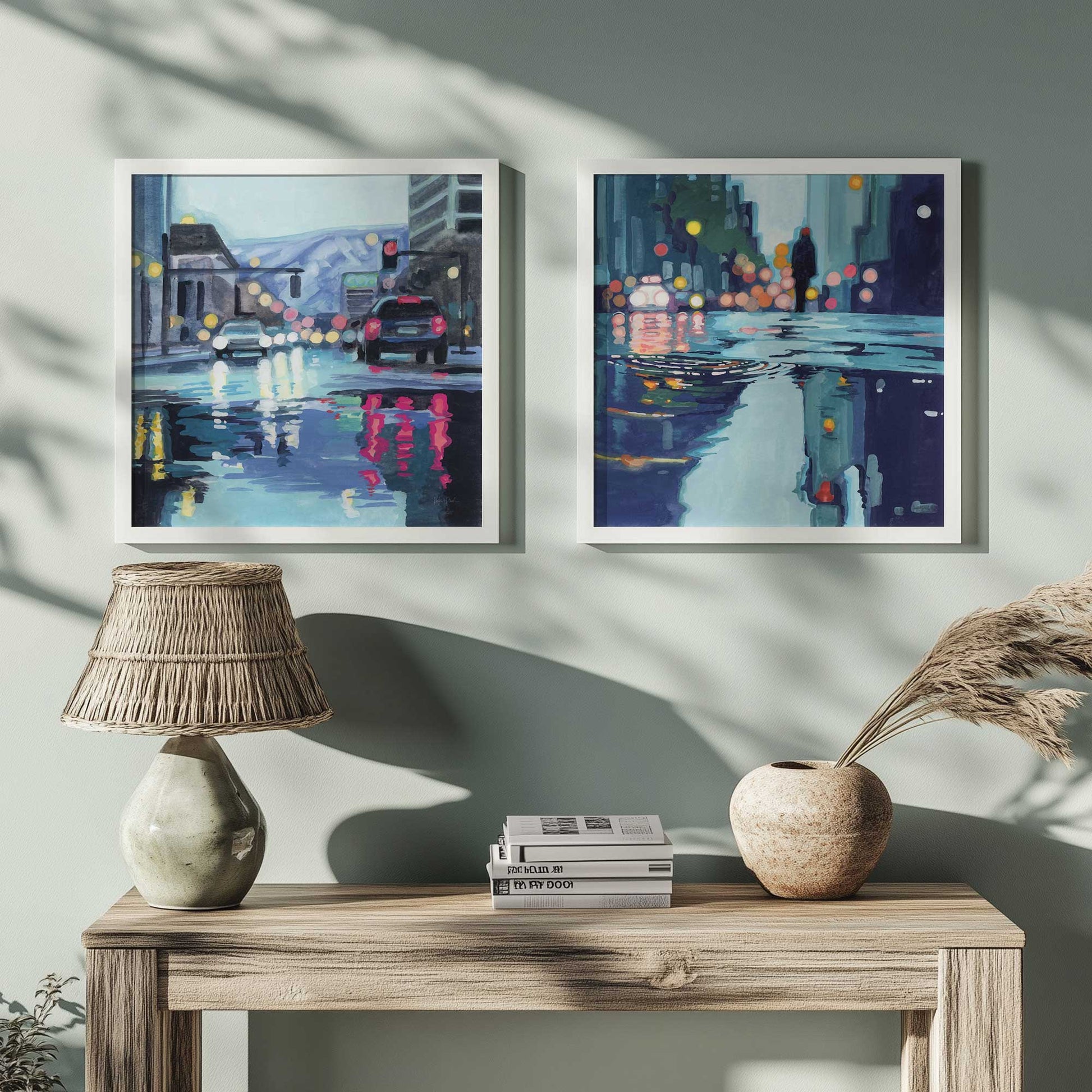 [Color:Satin Black], Picture of art in a Satin Black frame