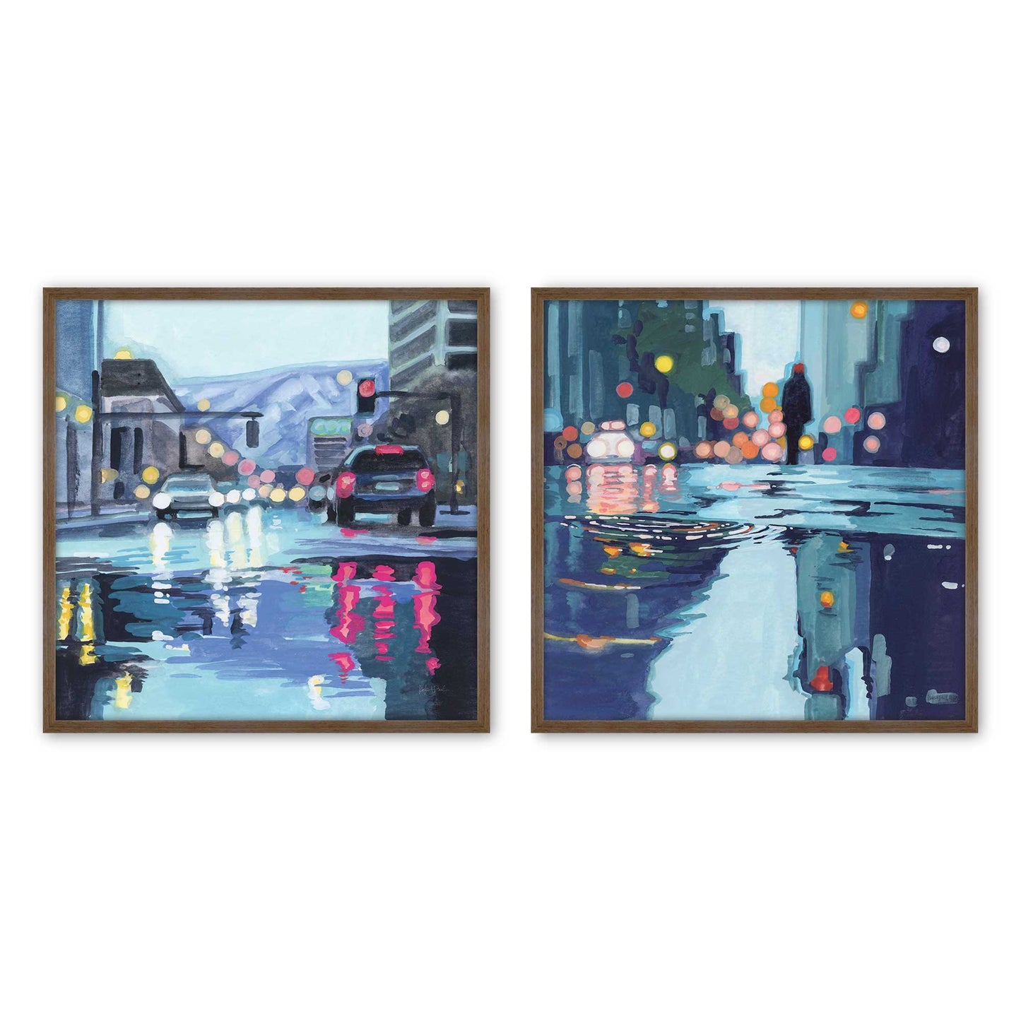 [Color:Walnut], Picture of art in a Walnut frame