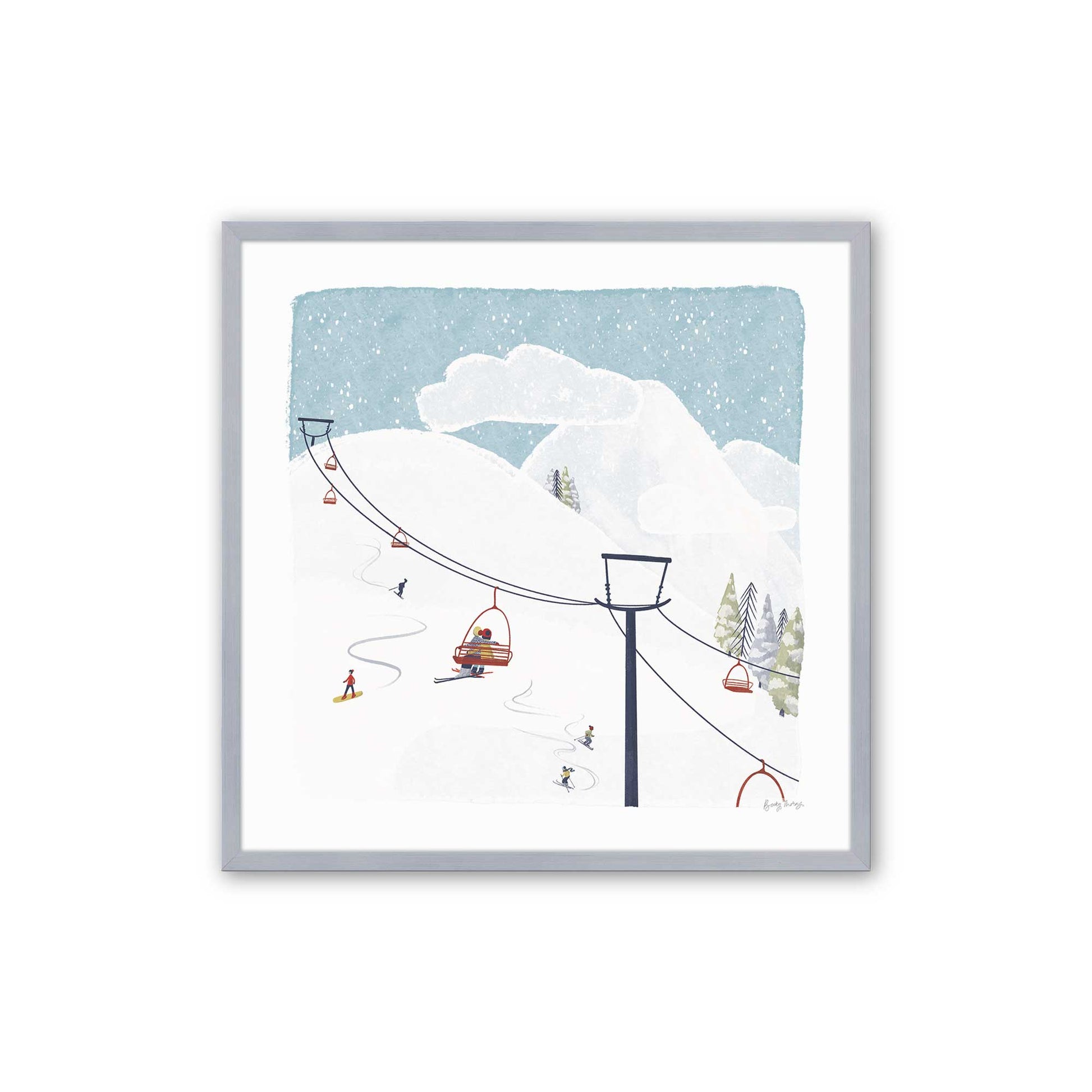 [Color:Polished Chrome], Picture of art in a Polished Chrome frame