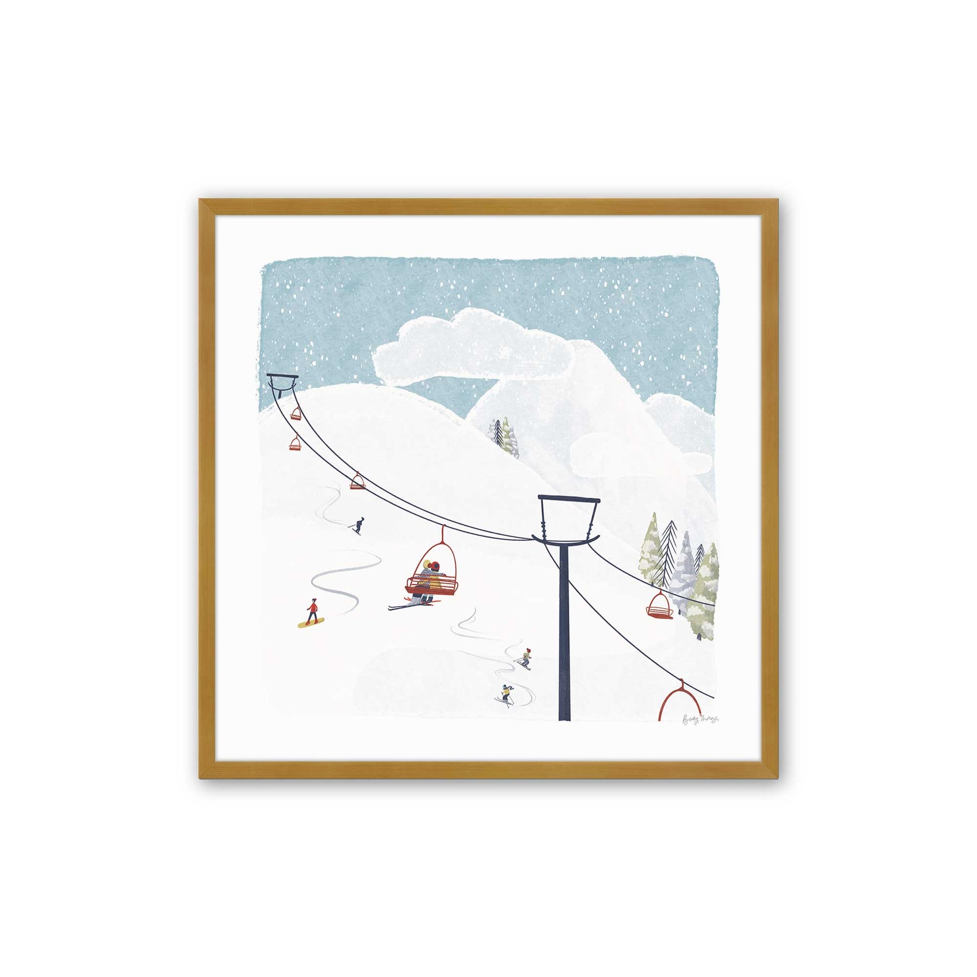[Color:Polished Gold], Picture of art in a Polished Gold frame