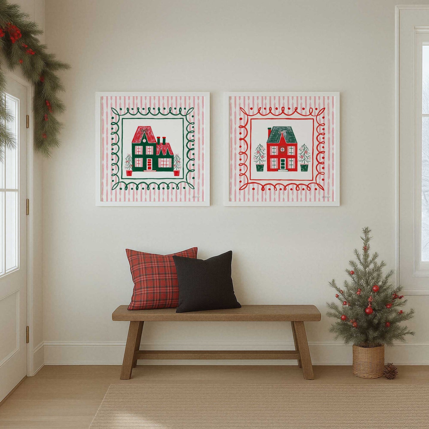 [Color:Opaque White], Picture of art in an Opaque White frame
