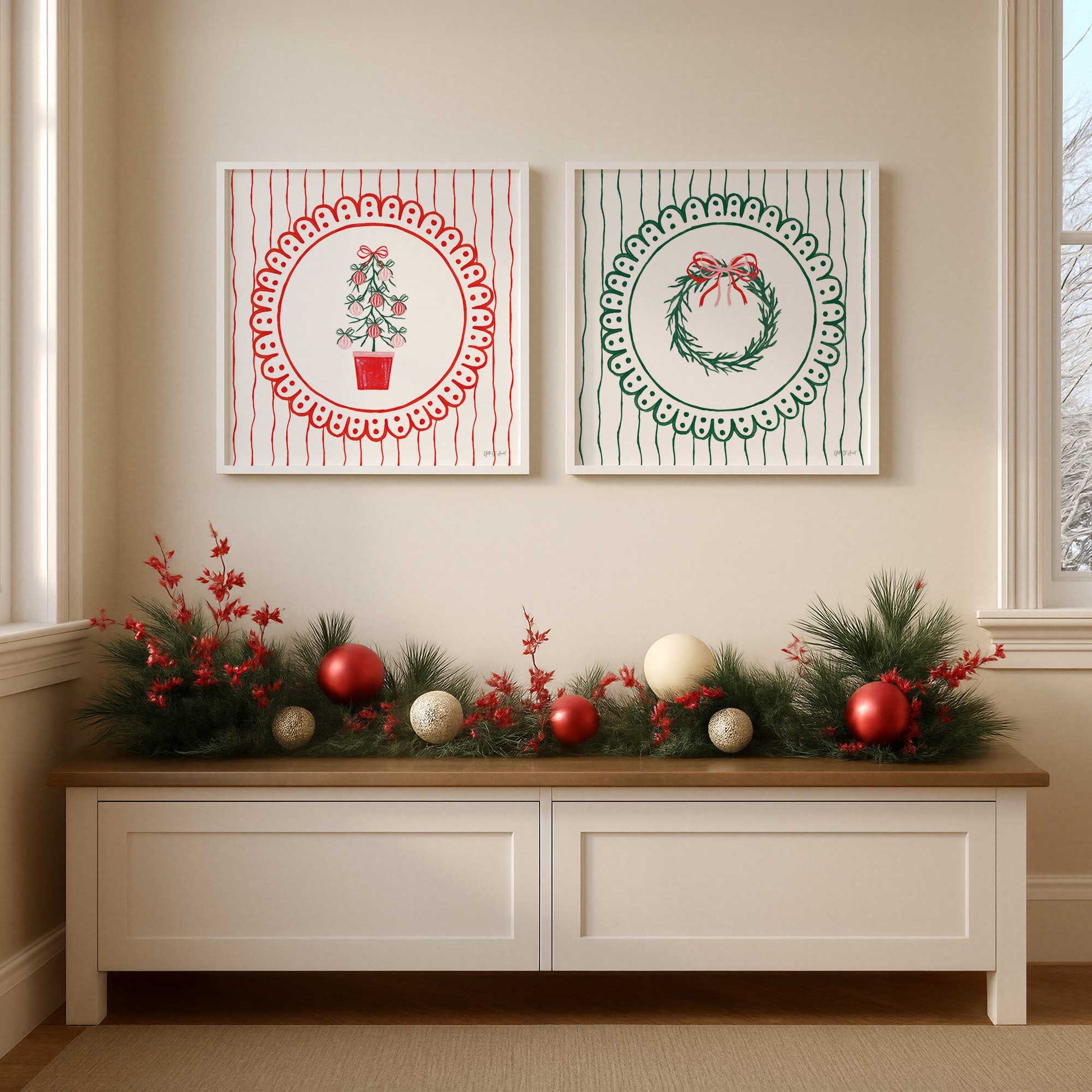 [Color:American Maple], Picture of art in an American Maple frame