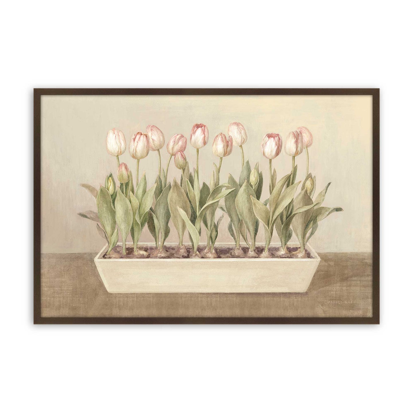 [Color:Brown], Picture of art in a Brown frame