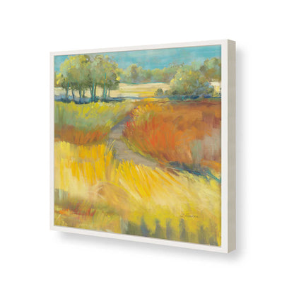 [Color:Opaque White], Picture of art in a Opaque White frame of the corner