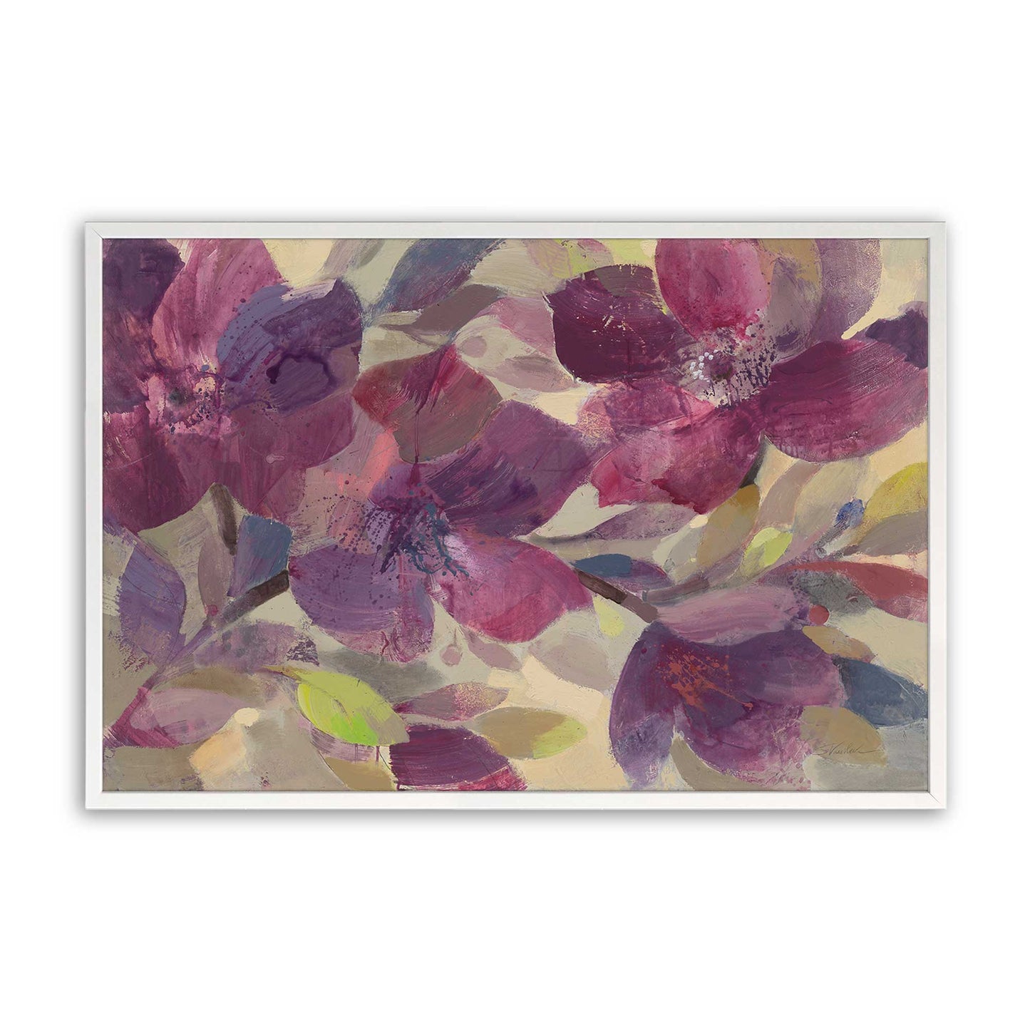 [Color:Opaque White], Picture of art in a Opaque White frame
