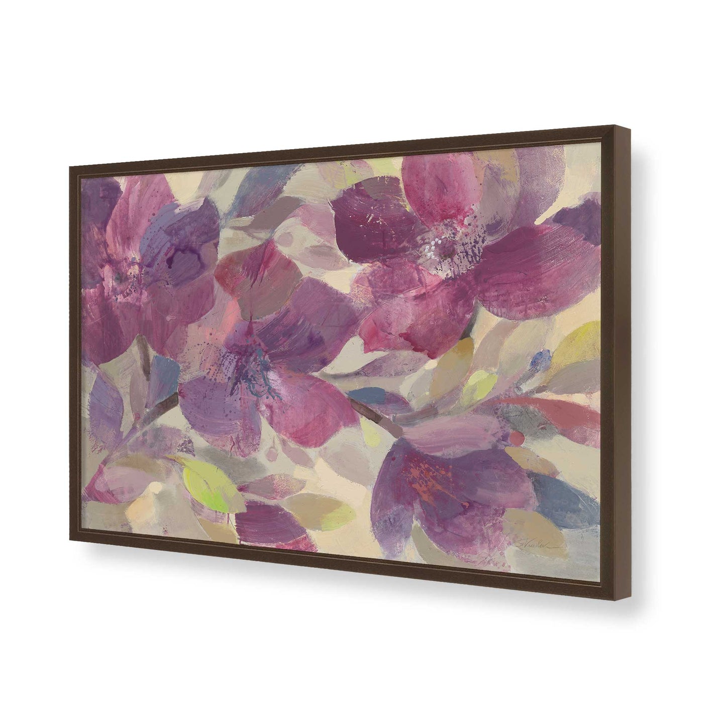 [Color:Belvinder Brown], Picture of art in a Belvinder Brown frame of the corner