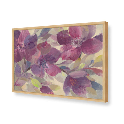 [Color:American Maple], Picture of art in a American Maple frame of the corner