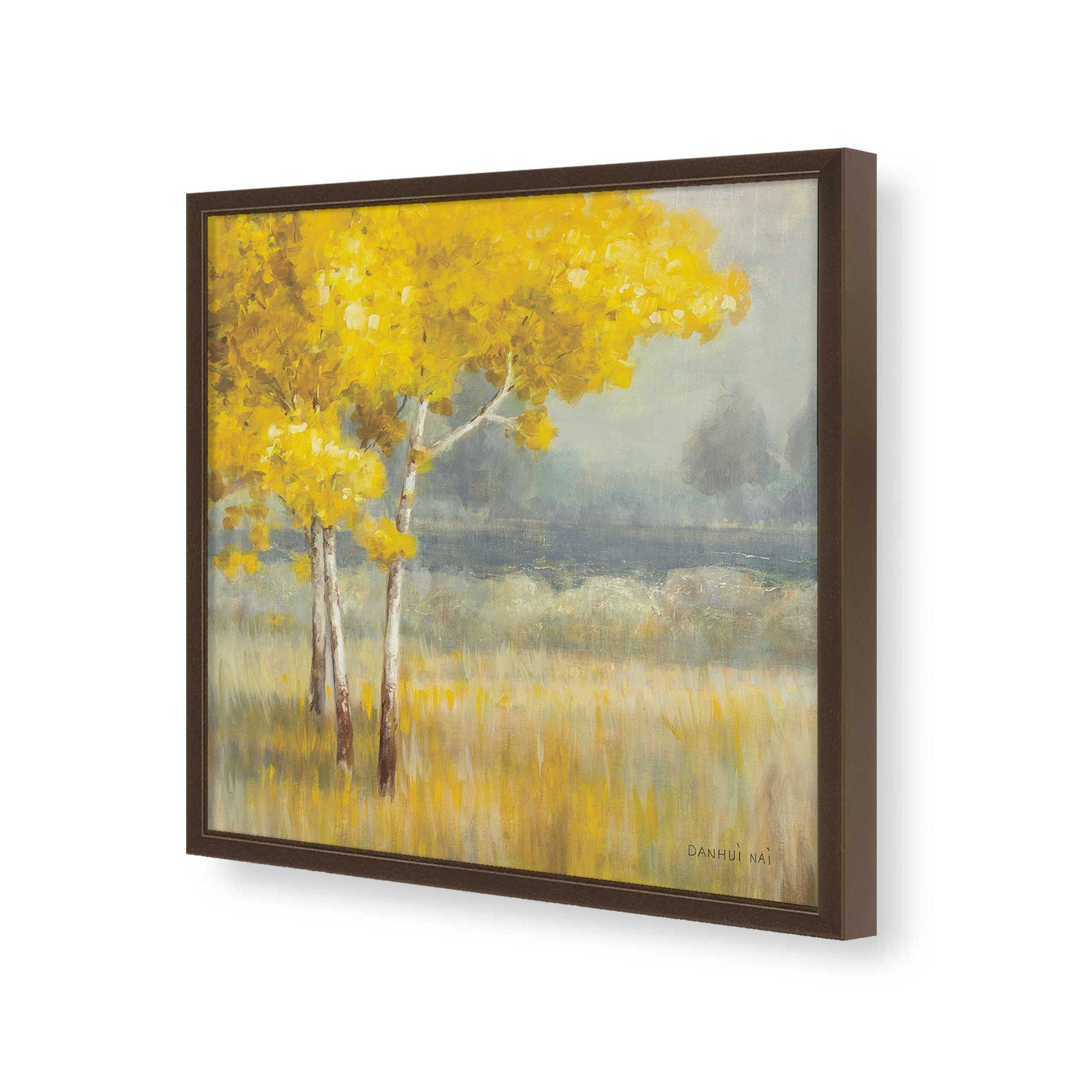 [Color:Espresso], Picture of art in a Espresso frame of the corner