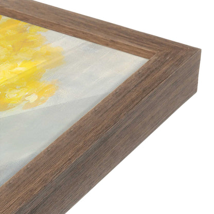 [Color:Walnut], Picture of art in a Walnut frame at an angle