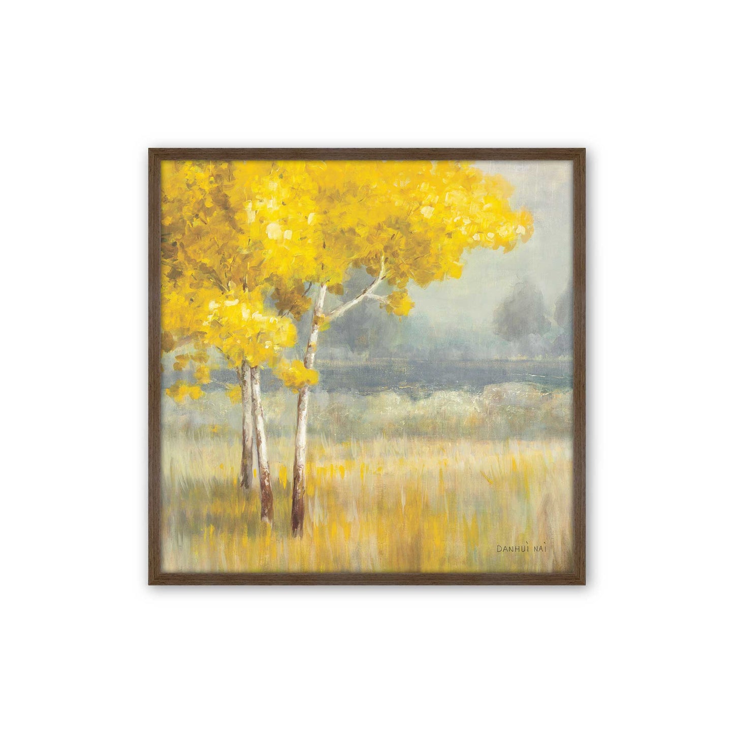 [Color:Walnut], Picture of art in a Walnut frame