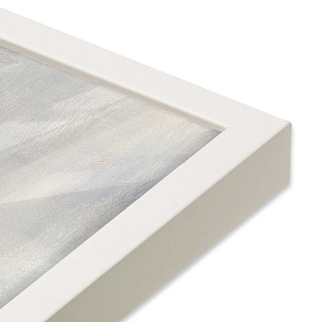 [Color:Opaque White], Picture of art in a Opaque White frame at an angle